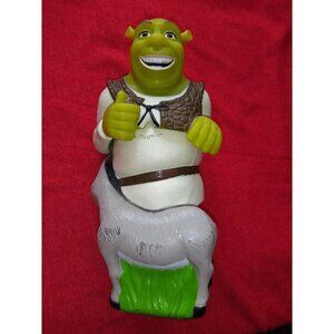 Shrek and Donkey Figurine Hard Plastic Dream works Rare Hard to Find HTF 8"x4"